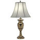 Ellie 31 inch 150 watt Burnished Brass Table Lamp Portable Light